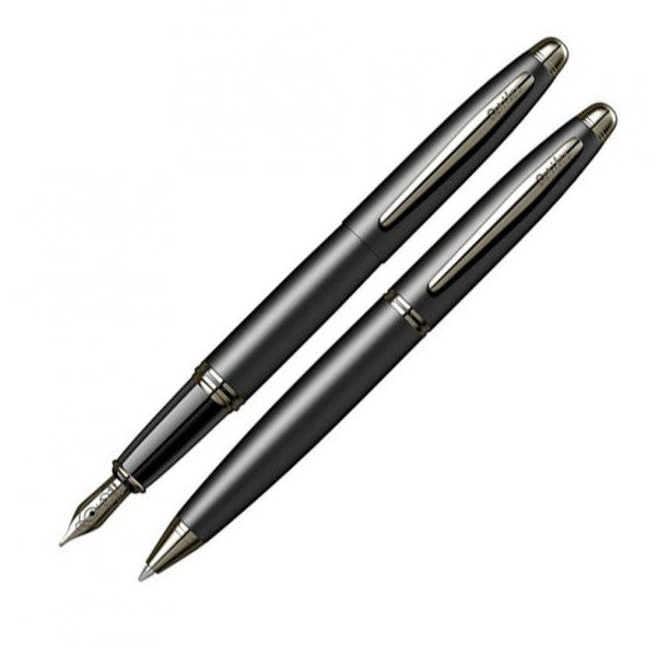 Scrikss Set Pen Fountain+Ball Point Matte Black 88