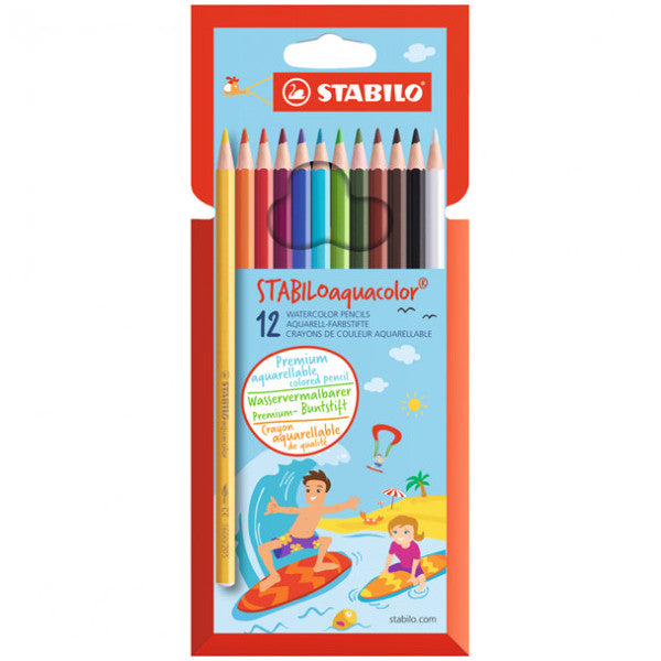 Stabilo Dry Color Aquacolor 12 Colors