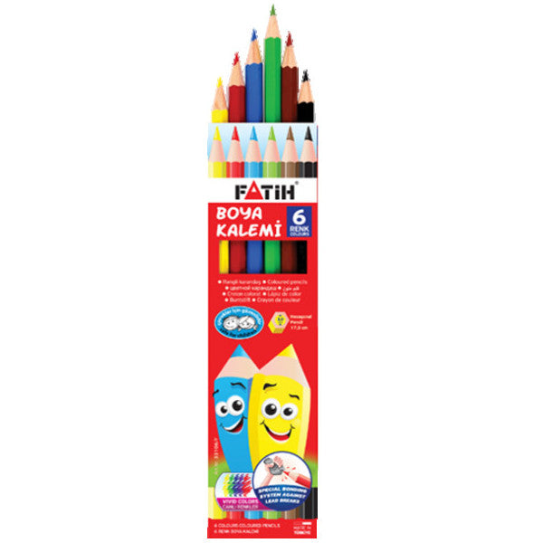 Fatih Dry Paint Cardboard Box Full Size 6 Colors 33106