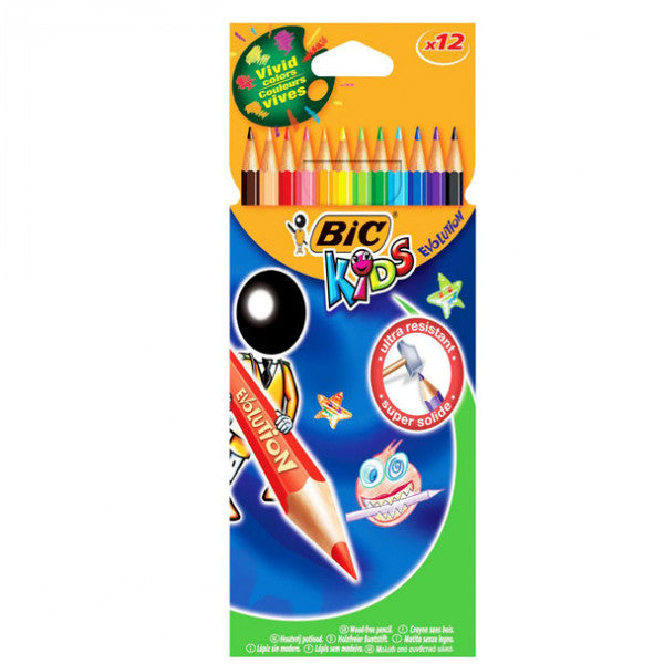 Bic Kuru Boy Evolution Carton Box 12 L 829029