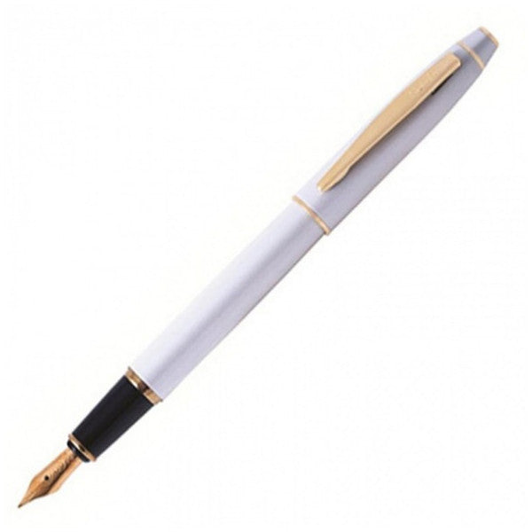 Scrikss Fountain Pen White Gold