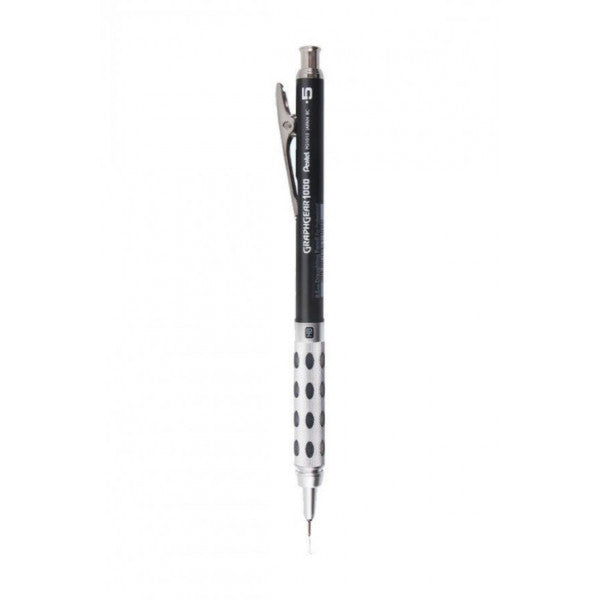 Pentel Drawing Pen Metal Body Concealed Tip Versatile For Technical Drawing And Writing 0.5 mm