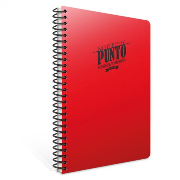 GÄ±pta Spiral Notebook Punto Plastic Cover Lined 100 pages A4