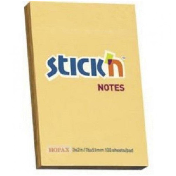 Hopax Stickn Sticky Note Paper 76X51 Pastel Melon 100 pages