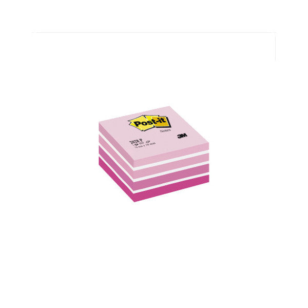 Post-it Sticky Note Paper Cube 450 pages 76X76 Pink Shades