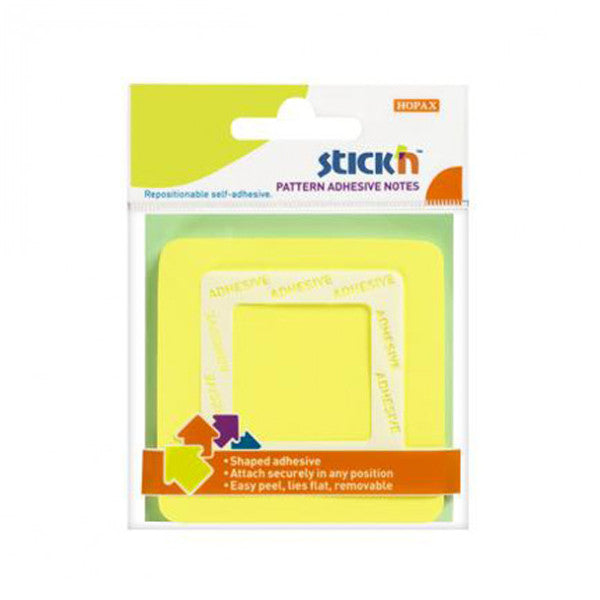 Hopax Stickn Sticky Note Paper Square Shaped 50 pages 70X70 Yellow