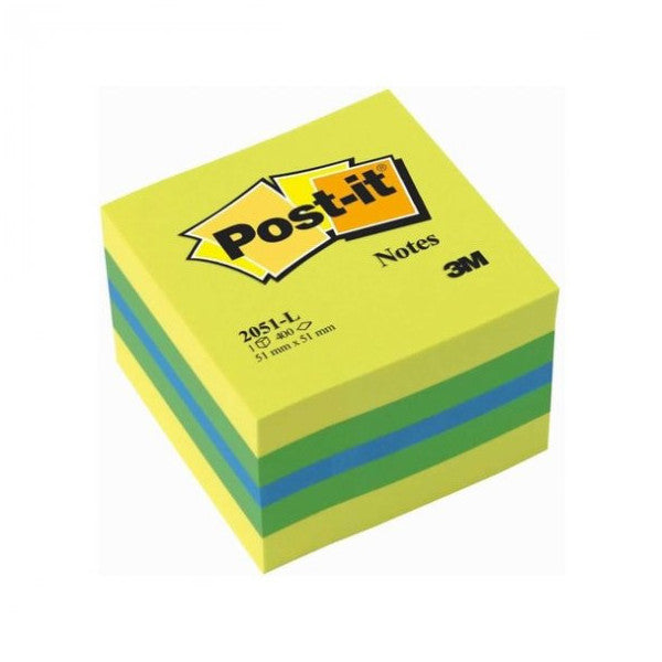 Post-it Sticky Note Paper Mini Cube Yellow Shades 400 Sheets