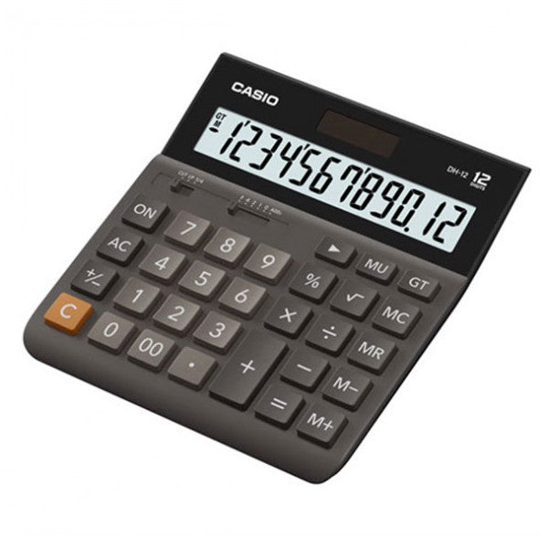 Casio Calculator Desktop 12 Digit DH-12 BK