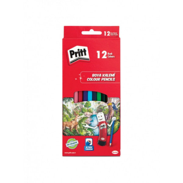 Pritt 12 Colors Carton Box Dry Paint