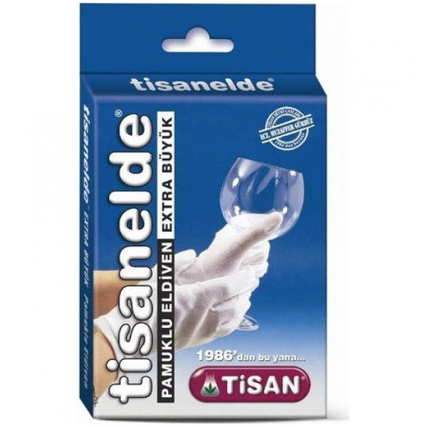 Tisan Tisanelde Cotton Gloves Extra Large