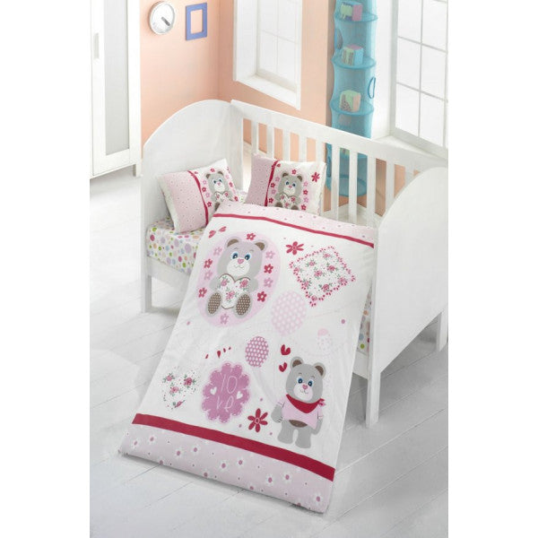 Komfort Home Baby Duvet Cover Set 100% Cotton (Victoria)