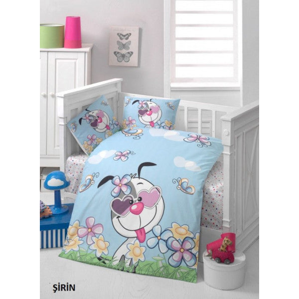 Komfort Home Baby Duvet Cover Set 100 Cotton (Berinay)