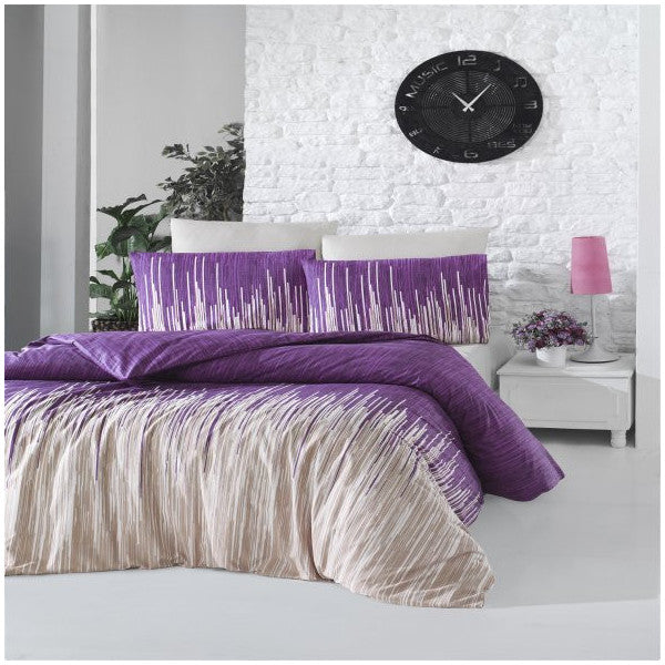 Komfort Home Single Ranforce Duvet Cover Set (Monte Lilac)