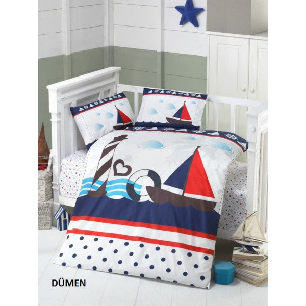 Komfort Home Baby Duvet Cover Set 100% Cotton (Berinay)