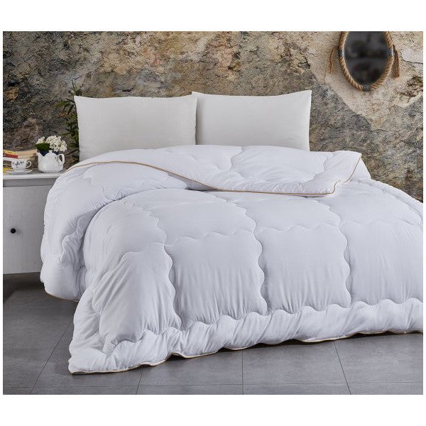 Comfort Single Summer Piping Microsatin Lux Duvet + Pillow