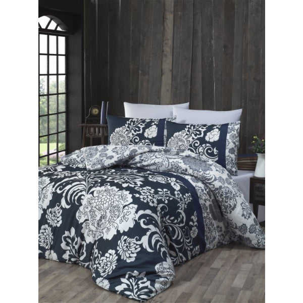 Komfort Home Double Exclusive Deluxe Satin Duvet Cover Set (Crista)