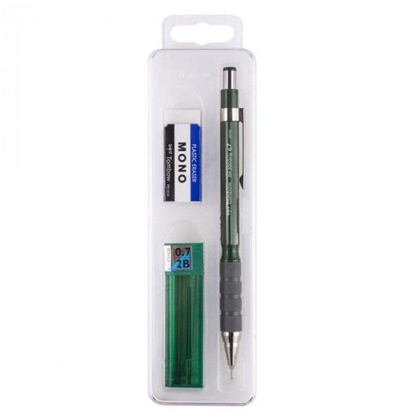 Tombow prosatil Pen SH-300 Grip 0،5 mm plastic boxed مجموعة خضراء داكنة