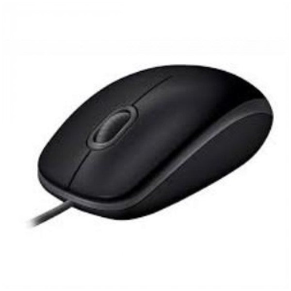 Logitech 910-005508 B110 Black Silent Wired Optical USB Mouse
