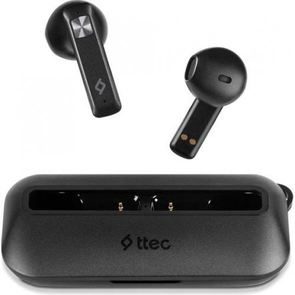 سماعة رأس Ttec Airbeat Ultraslim True Tws بلوتوث لاسلكية، رمادي 2Km136Ug