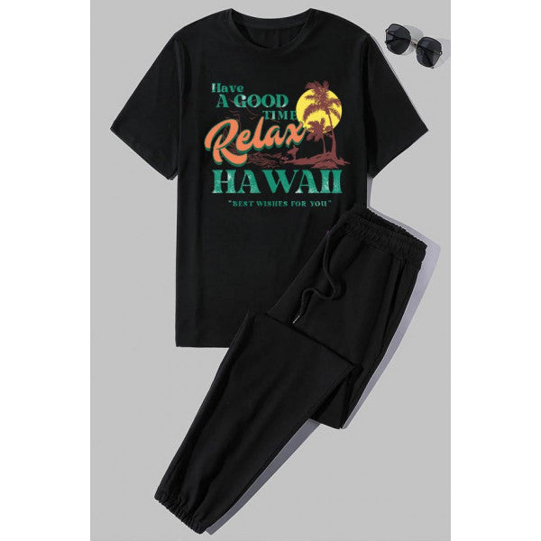 Unisex Hawaii, 2. Parçalı Tracksuit Seti