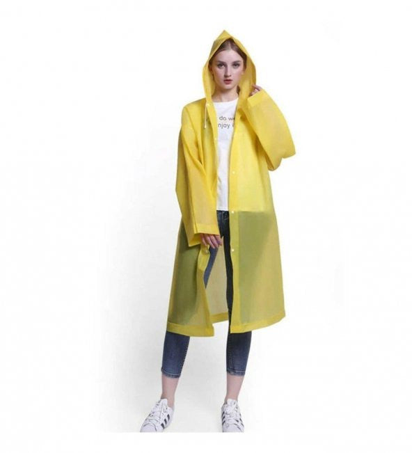 Women's Men's Raincoat With Hooded Snap Fastener Eva Unisex Practical Hooded Raincoat Xl Plus Size