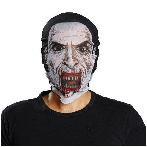 Cloth Vampire Mask - Stretch Horror Mask - 3D Printed Mask Model 2 (579)