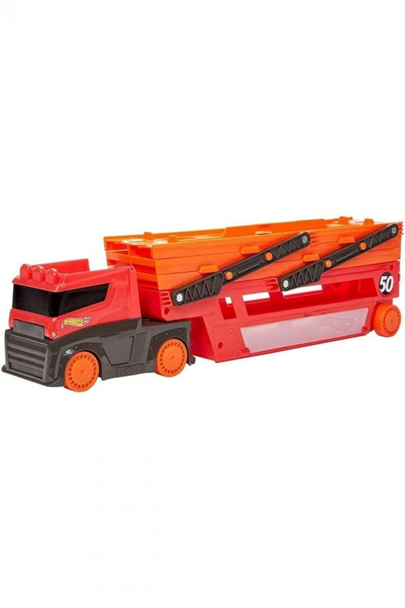 Mattel Hot Wheels Mega Truck (Red-Orange)
