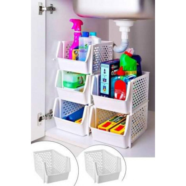 4 Tiers Detachable Bathroom Kitchen Shelf | Tiered Organizer Shelf Set Organizer