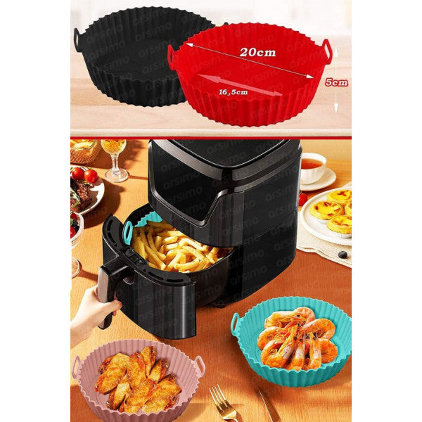 Silicone Air Fryer And Oven And Microwave Oven Baking Dish | Cooking Apparatus Compatible with All Air Fryers