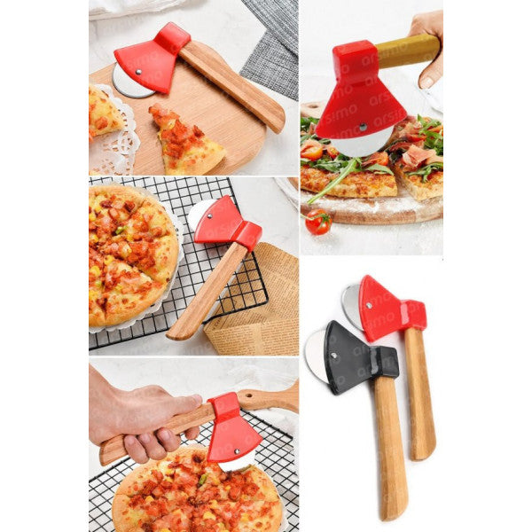 Hatchet Shaped Puzza Roulette | Practical Hatchet Pizza Dough Pastry Cutting Roulette | Pizza Slicer
