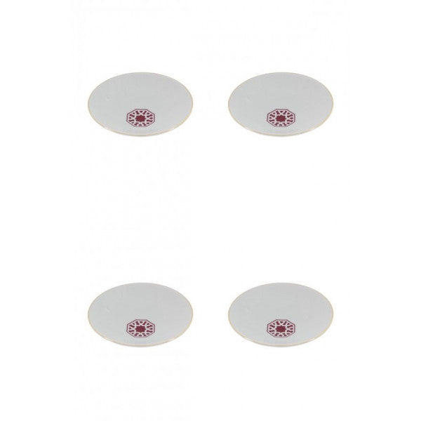 Porland Morocco Pattern Pattern Fuchsia Deep Plate 20Cm 4 Pieces