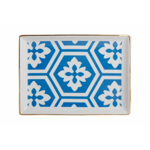 Porland Morocco Pattern Blue Breakfast Plate 18cm