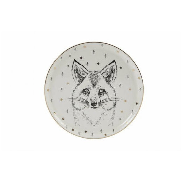 Porland Forest Fox Flat Plate 20cm