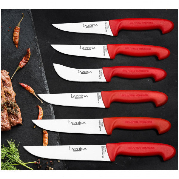 مجموعة سكاكين المطبخ من لازبيسا، سكين تقطيع عظام اللحوم وعظام الخضار - سلسلة فضية