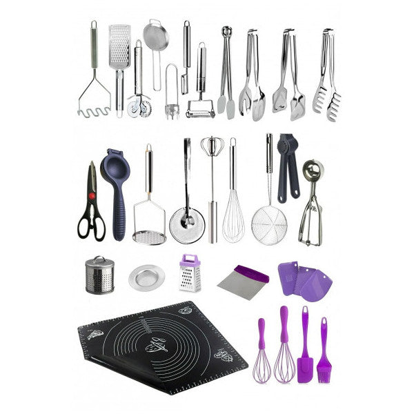 32 Pieces of Everything for the Kitchen, Dowry Set, Practical Kitchen Set, Meal Prep Set