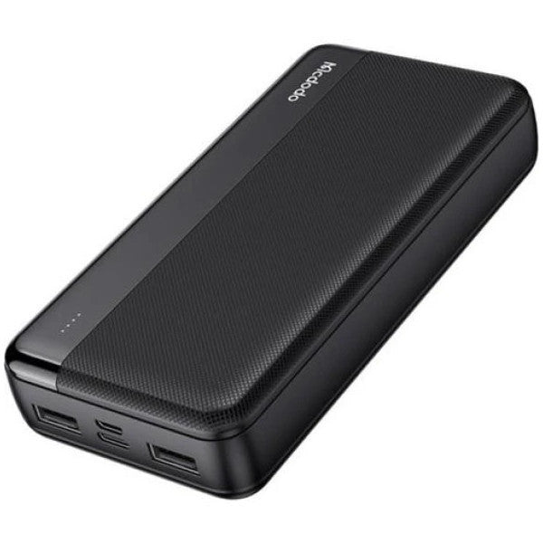 Mcdodo Mc-1370 20000Mah Dual Usb 5V 2.1A Powerbank With Led Indicator-Black