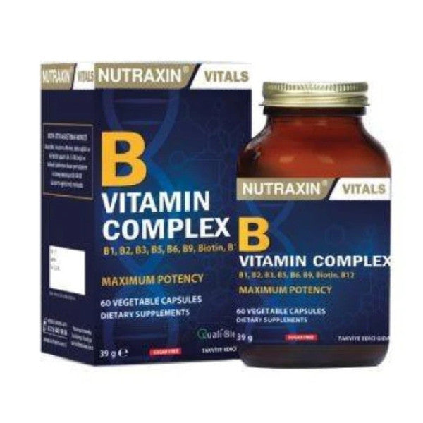 Nutraxin B Complex Vitamin 60 Kapsül