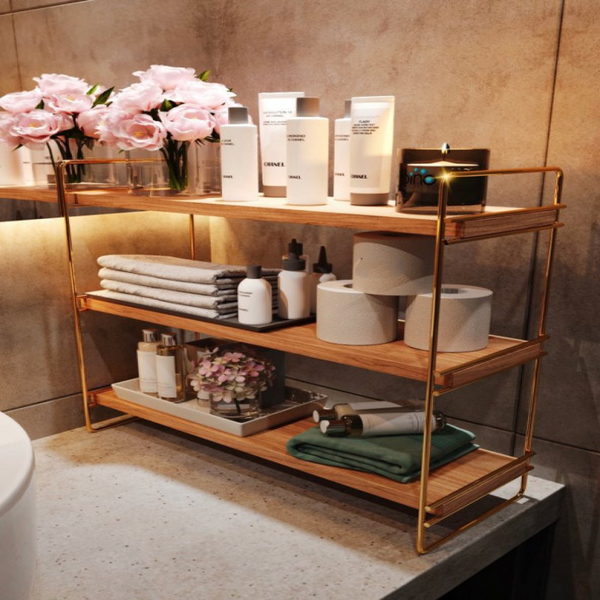 Desktop Organizer Shelf – Multi-Purpose Kitchen, Bathroom, and Bookshelf Rack