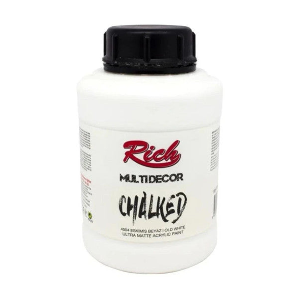 Rich Multi Decor Chalked Acrylic Paint 1750Ml Old White