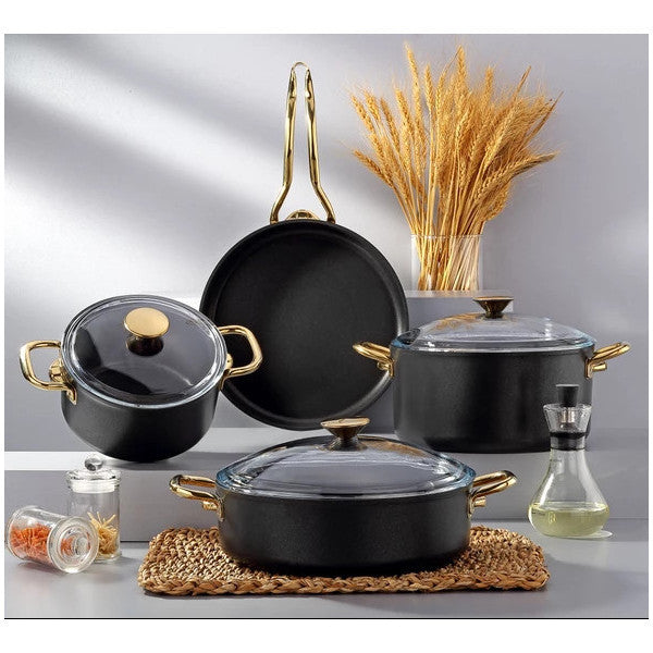 Bonera Atlas 7 Piece Titanium Pots & Pans Set