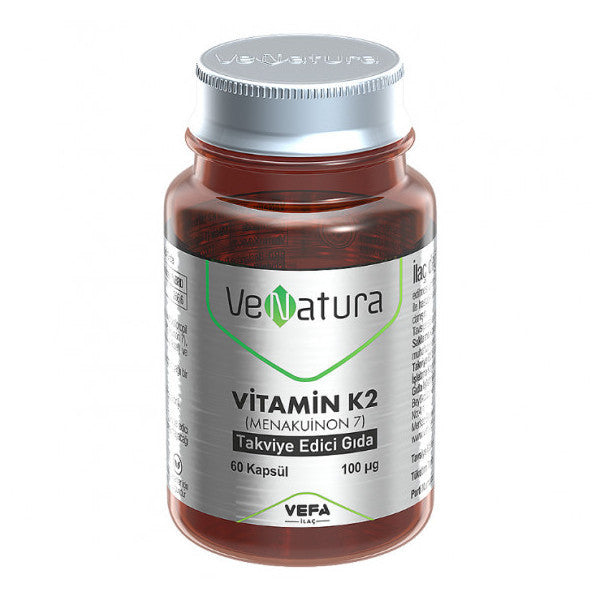 Venatura Vitamin K2 Menaquinone 7 Food Supplement 60 Capsules