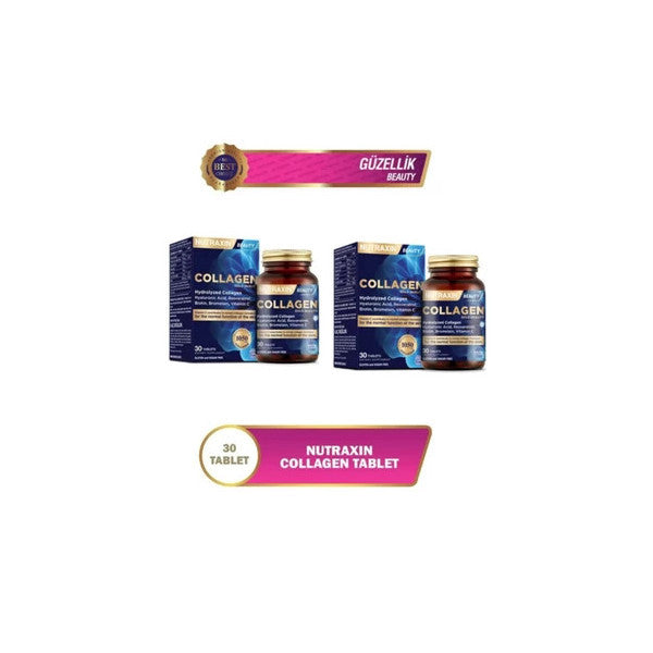 Nutraxin Hydrolyzed Collagen 30 Tablets 2-Pack