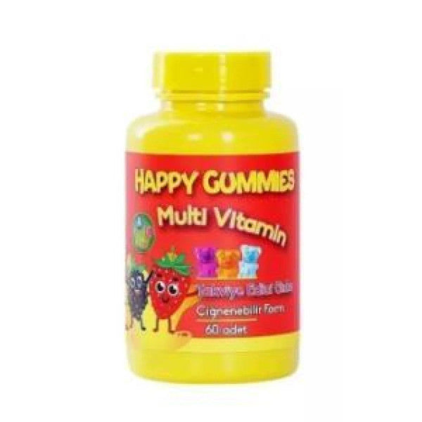 Happy Gummies Multi Vitamin Chewable Form 60 Pieces