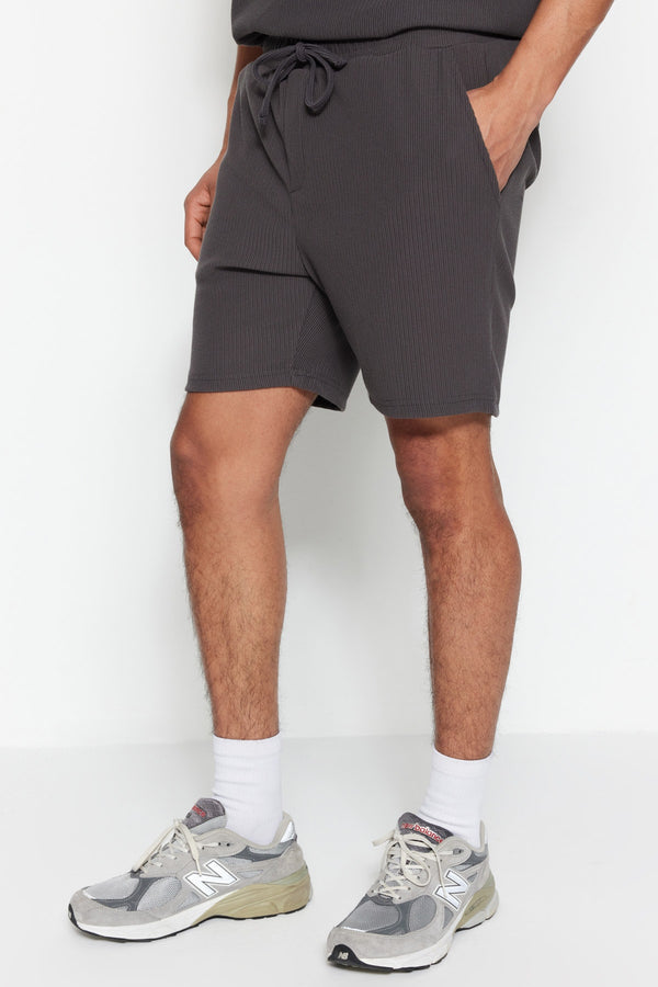 Trendyol Man Men Regular Fit Medium Length Cord Shorts & Bermuda Tmnss23Sr00039