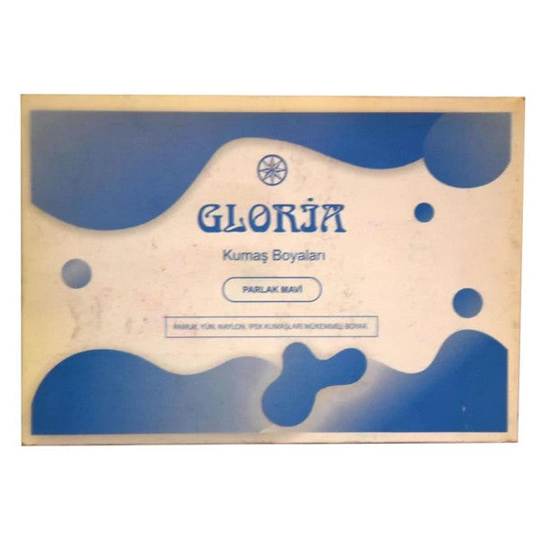 Gloria Fabric Dye Denim Light Blue 10 Gr Cotton Wool Nylon Silk