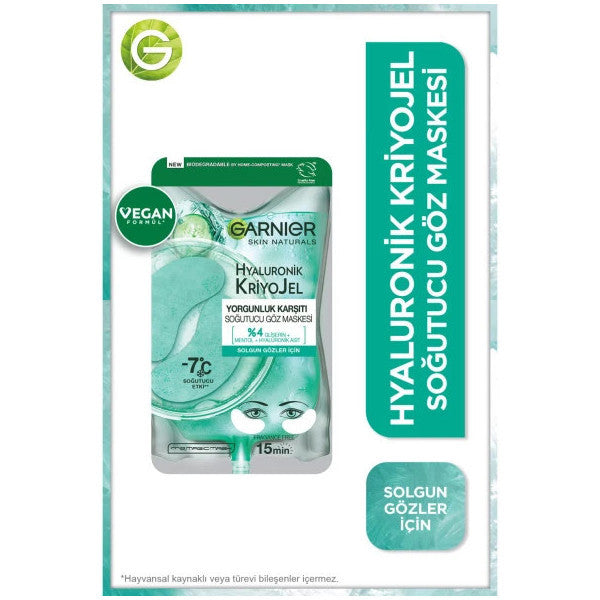 Garnier Hyaluronic Cryogel Anti-Fatigue Cooling Eye Mask