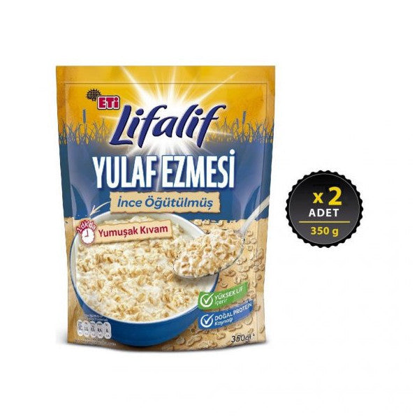 Eti Lifalif Finely Ground Oatmeal 350 G X 2 Pieces