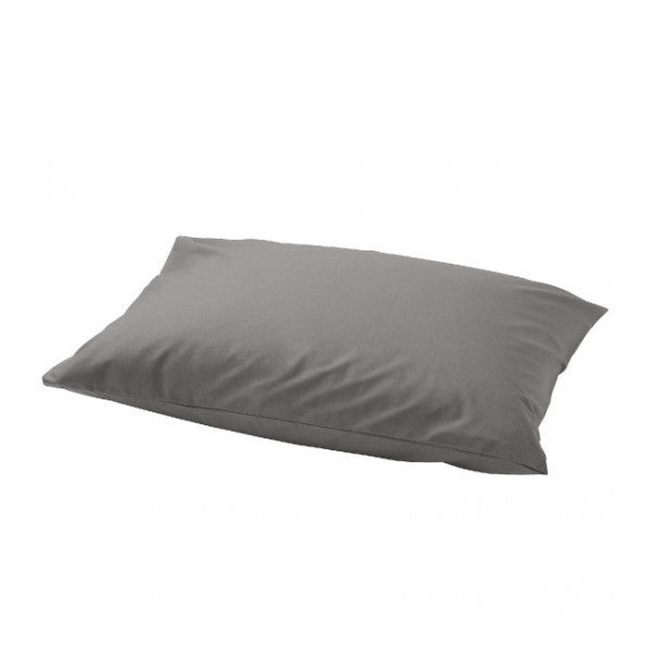 Zippered 2-Piece Gray Pillowcase 50X70 Cm