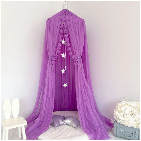 Pamuka Tulle Mosquito Net Deluxe Purple