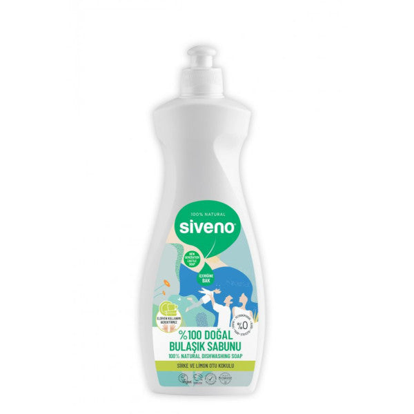 Siveno 100% Natural Dish Soap Herbal Hand Dish Soap Moisturizing Vegan 500 Ml